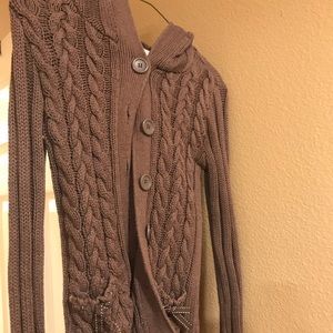 Cable sweater